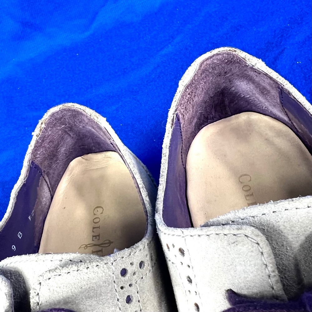 🚫SOLD!*|•COLE HAAN•| Alisa Wingtip Oxford • Unique Taupe/Purple* - Picture 13 of 16